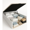 Canapé abatible Guadiana 135x190 Blanco
